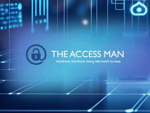 Harnessing the Power of Microsoft Access: A Comprehensive Solution for SMEs